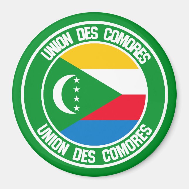 Íman Comores Round Emblem (Frente)