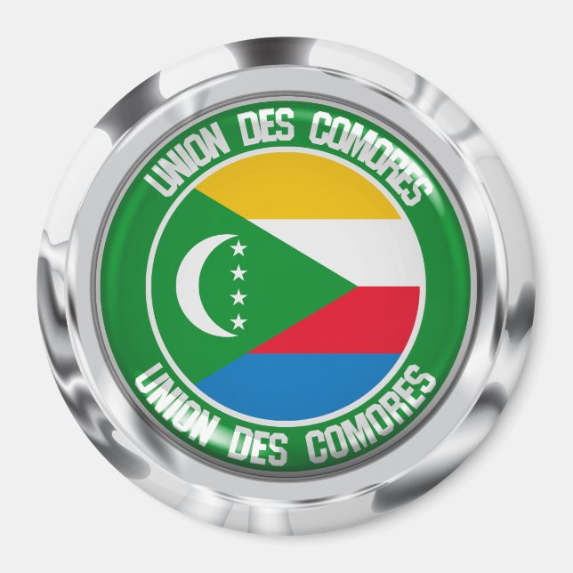 Íman Comores Round Emblem (Frente)