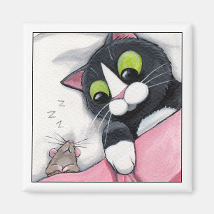 Íman Companheiro sonolento - ímã do gato