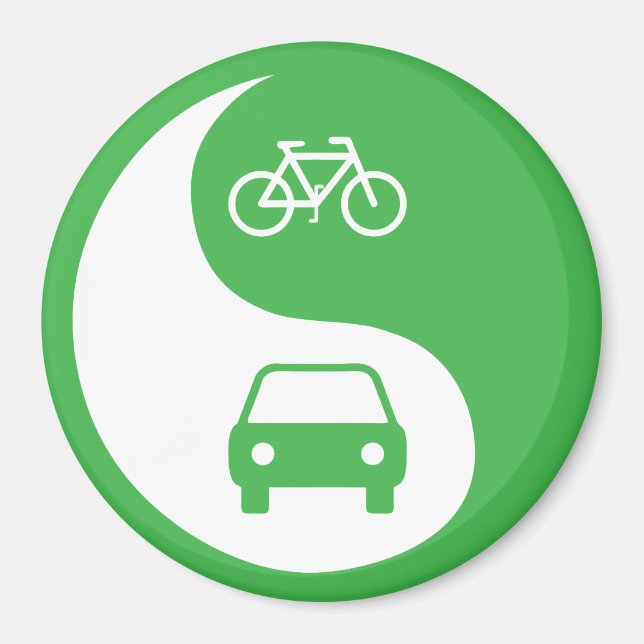 Íman Compartilhe a estrada Yin Yang (Frente)
