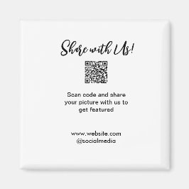 Íman Compartilhe a imagem digitalizar código QR adicion