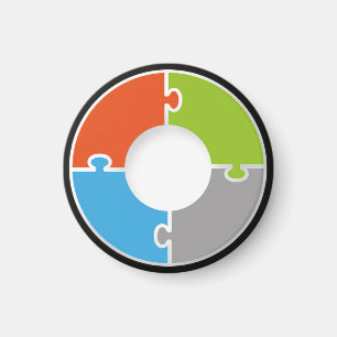 Íman Compatível com logotipo