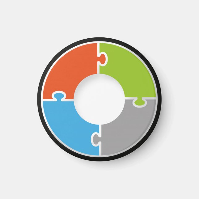 Íman Compatível com logotipo (Frente)