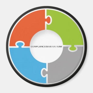 Íman Compatível com logotipo