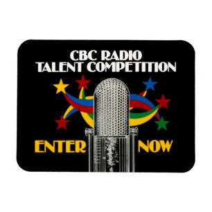 Íman Competição de rádio CBC para talentos - promoção