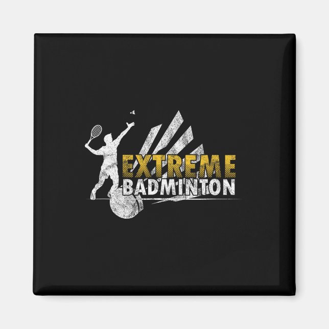 Íman Competitiva Extreme Badminton Game Competitive Pla (Frente)