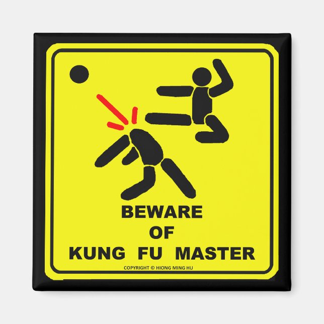 ÍMAN COMPORTAMENTO DO KUNG FU MASTER (Frente)
