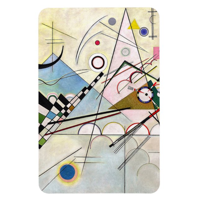 Íman Composição 8 Wassily Kandinsky (Vertical)