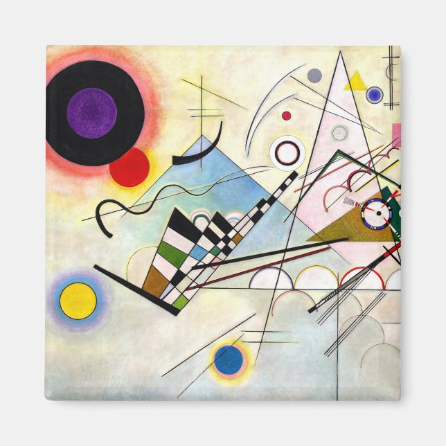 Íman Composição Kandinsky 8 (Frente)