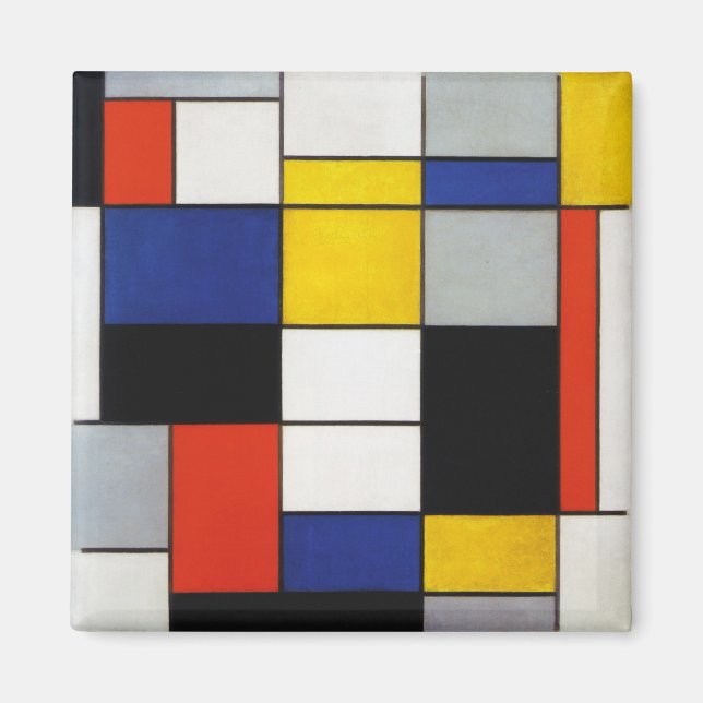 Íman Composição, Mondrian (Frente)