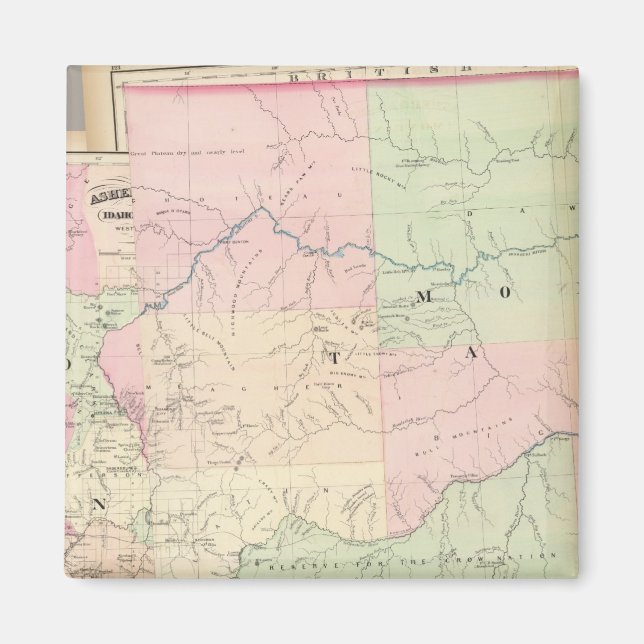 Íman Composite Montana, Idaho (Frente)