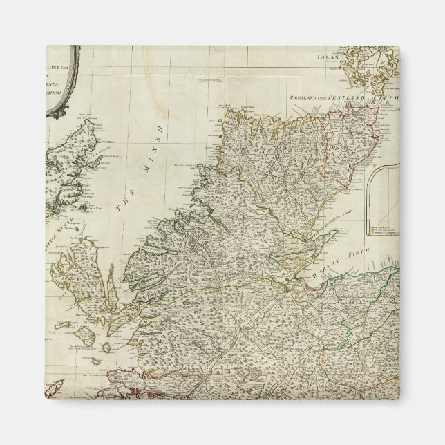 Íman Compósito Escócia ou Grã-Bretanha (Frente)