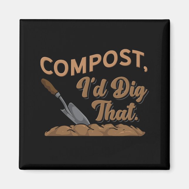 Íman Compostagem de jardinagem (Frente)