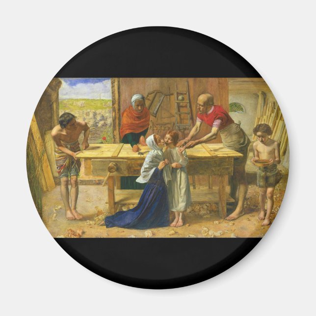 Íman Compra do carpinteiro de John Everett Millais (Frente)