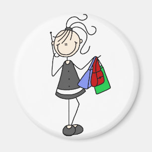 Íman Comprando O Magnet Do Celular