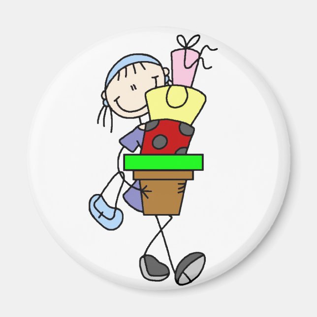 Íman Comprando Torre de Pacotes Magnet (Frente)