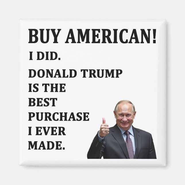 Íman Comprar americano (Frente)