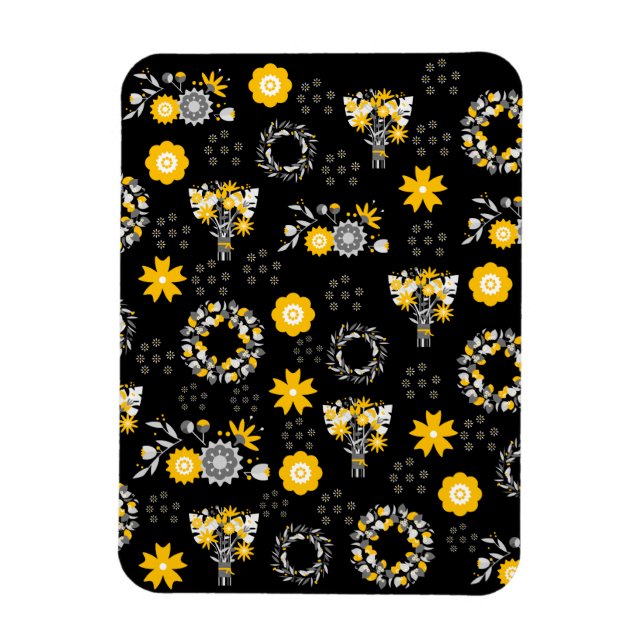 Íman Compre Flor, Grateful, com um ímã de fotos flexíve (Vertical)