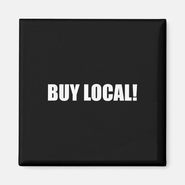 Íman Compre Local Proteção Ambiental, Bem-Estar Animal (Frente)