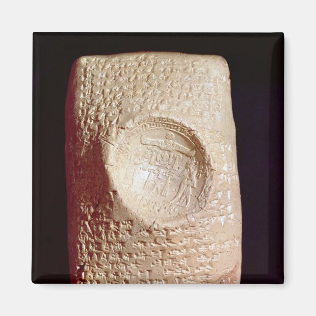 Íman Comprimido com inscrição cuneiforme (Frente)