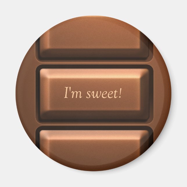 Íman Comprimido de chocolate (Frente)