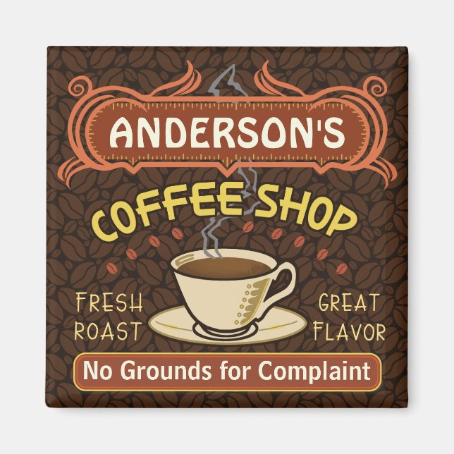 Íman Compro Café com Mug Crie o seu (Frente)