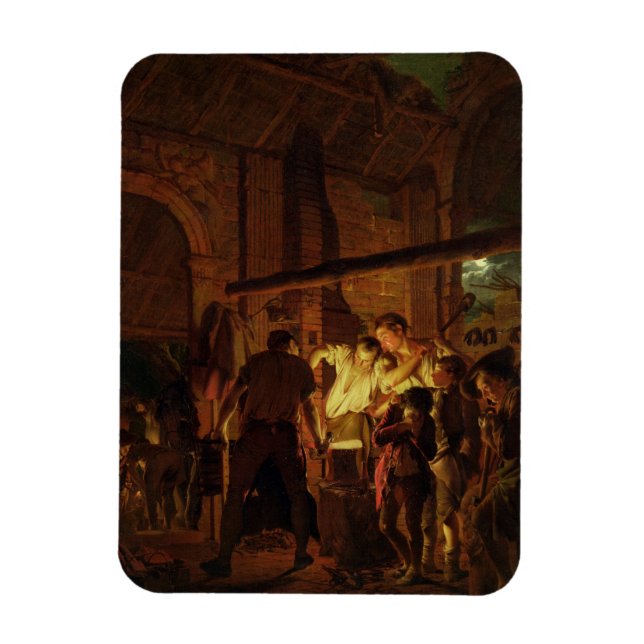 Íman Compro do ferreiro (óleo na canvas) (Vertical)