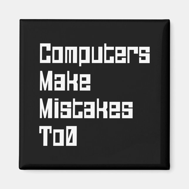 Íman Computadores Cometem Erros Para0 (Frente)