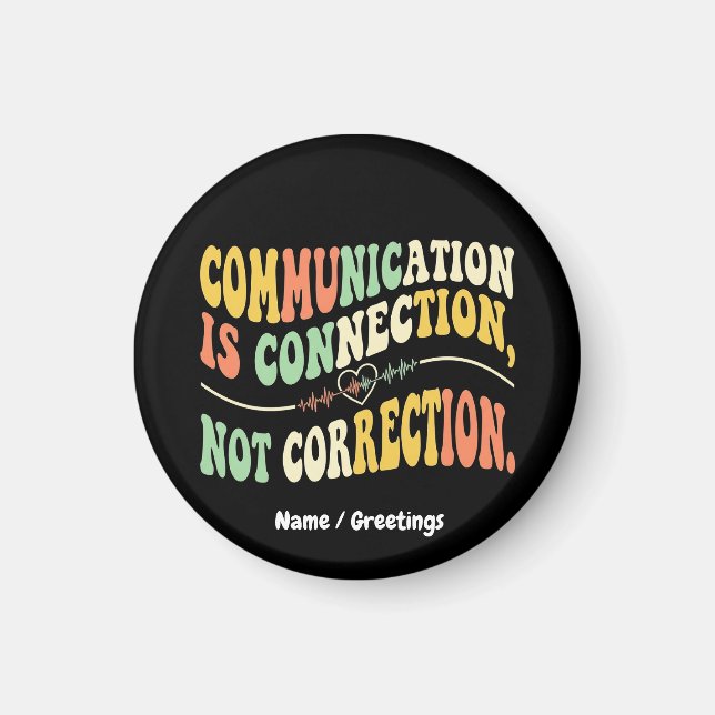 Íman Comunicação Retro é Conexão Não Correção (Frente)