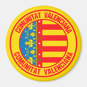Íman Comunitat Valenciana Round Emblem