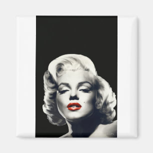 Íman CON24BW-V4 lábios vermelhos Marilyn em BLACK.tif