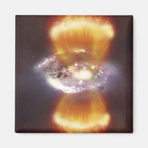 Íman Conceito artístico de uma galáxia