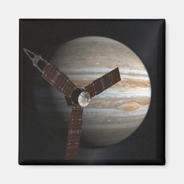 Íman Conceito de artista da espaçonave Juno (Frente)
