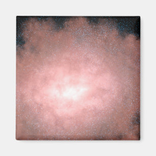 Íman Conceito de que galáxia empoeirada e brilhante