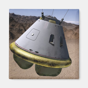 Íman Conceito de um veículo da exploração do grupo