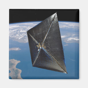 Íman Conceito do artista de NanoSail-D no espaço