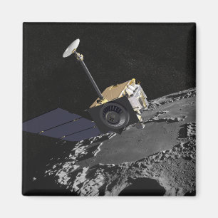 Íman Conceito do artista do reconhecimento lunar Orbi