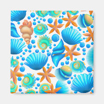 Conchas de concha e estéreis