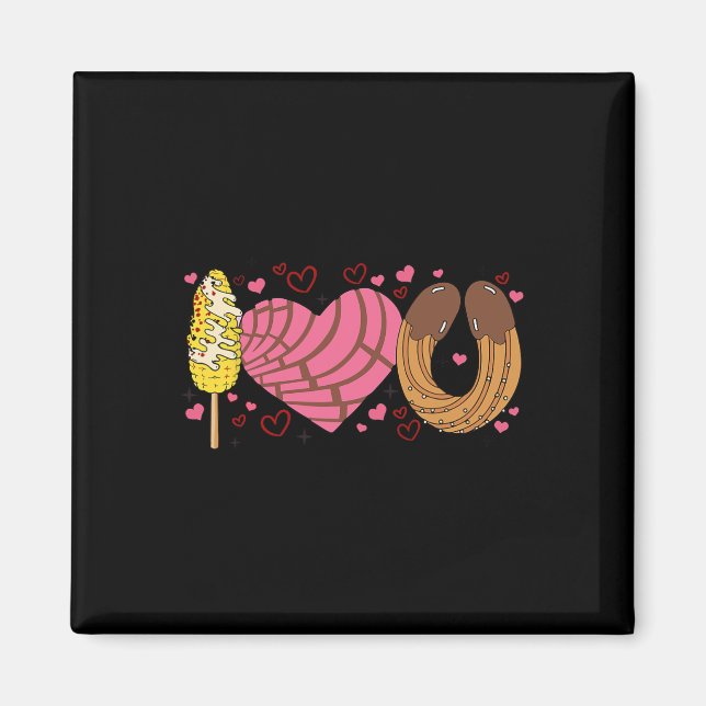 Íman Conchas Eu Te Amo Dia Dos Namorados Mexicanos (Frente)