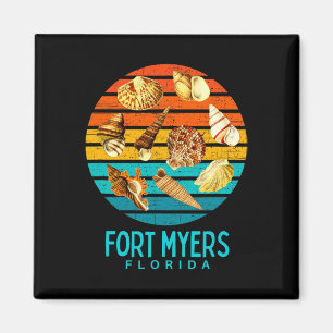 Íman Conchas Oceânicas de Fort Myers Flórida Novidade