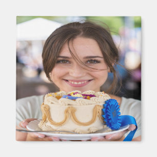 Íman Concurso de Culinária da Feira Foto Personalizar