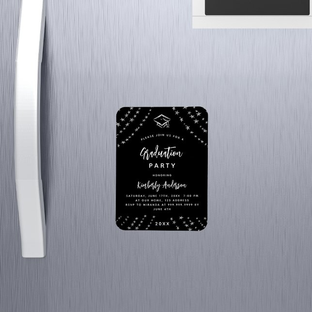 Íman Concurso festa de formatura das estrelas prateadas (Criador carregado)