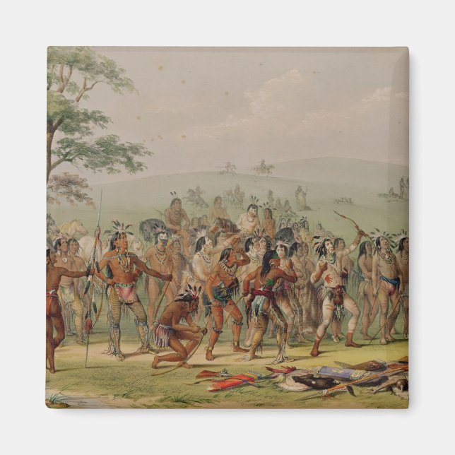 Íman Concurso Mandan Archery, c.1832 (Frente)