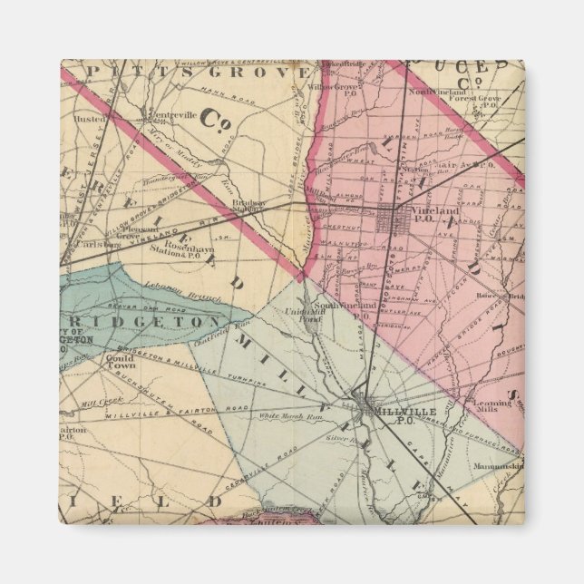 Íman Condado de Cumberland, NJ (Frente)