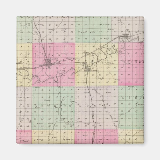 Íman Condado de Dickinson (Frente)