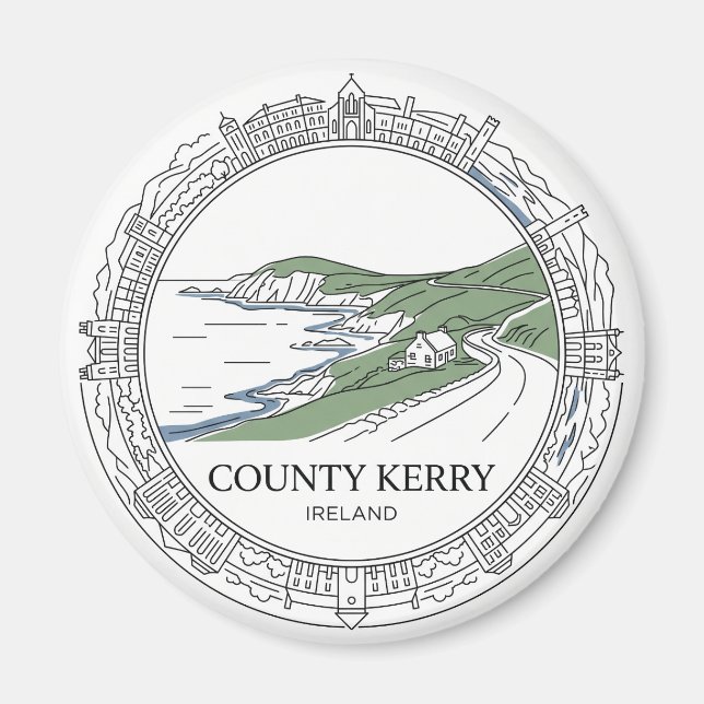 Íman Condado de Kerry Dingle Irlanda (Frente)