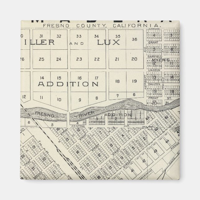 Íman Condado de Madera, Califórnia 3 (Frente)