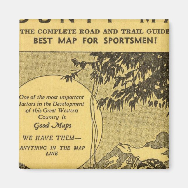 Íman Condado de Modoc (Frente)