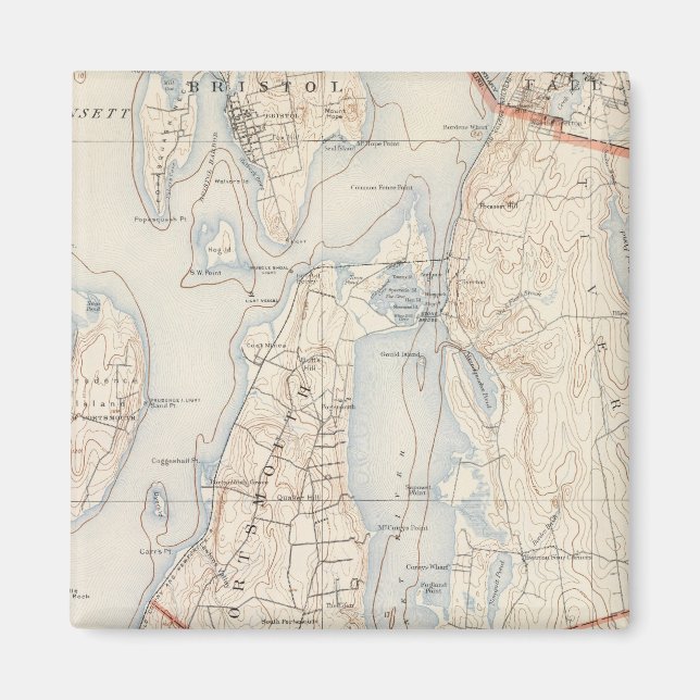 Íman Condado de Newport, Rhode Island (Frente)