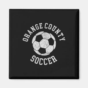 Íman Condado de Orange Futebol Retro Desgastado 90's Vi